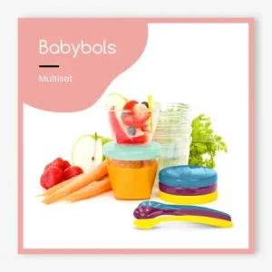 De super promotions disponibles Ensemble De 12 Boîtes Hermétiques + 3 Cuillères Souples BABYMOOV Babybols Multi Set Multicolore – Babymoov 10