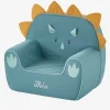 Fauteuil En Mousse Dino Triceratops Bleu – Vertbaudet Retour gratuit en magasin. 11