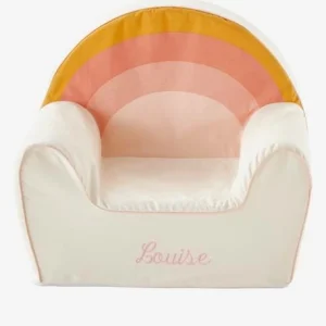 haute qualité Fauteuil En Mousse Personnalisable Arc-en-ciel Blanc – Vertbaudet 12