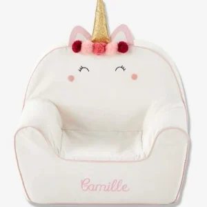 Fauteuil En Mousse Personnalisable Licorne Blanc – Vertbaudet en ligne 12