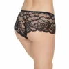 Romantic Boyshort Panties, Sheer Lace, Plus Size Officielle 28