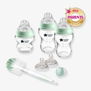 mode pas cher Kit De Naissance En Verre Closer To Nature TOMMEE TIPPEE Transparent – Tommee Tippee 9