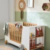 Lit Bébé Avec Barrière Amovible + Rangement Bibliothèque LIGNE PIROUETTE Blanc – Vertbaudet Meilleur Service 20