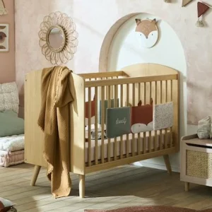 Livraison gratuite Lit Bébé LIGNE CONFETTI NATURE Marron – Vertbaudet 16