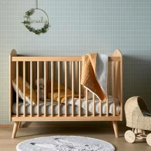 Livraison gratuite Lit Bébé LIGNE CONFETTI NATURE Marron – Vertbaudet 18