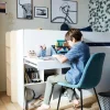 à prix promos Lit Mi Hauteur Avec Bureau Coulissable Combiné CAMELEO Blanc Mate – Vertbaudet 8