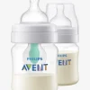 Nouveau Lot De 2 Biberons 125 Ml Philips AVENT Anti-colic Avec Valve AirFree Transparent – Philips Avent 7