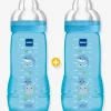 Neuve avec étiquette Lot De 2 Biberons 330 Ml MAM Easy Active 2e âge Fairy Tale Lot De 2 Rose – Mam 5