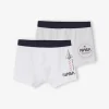 Dernières Nouveautés Lot De 2 Boxers Garçon NASA® Gris / Blanc – Nasa 20