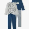 SOLDES TOUT À Lot De 2 Pyjamas “requins” Garçon Lot Bleu Et Gris – Vertbaudet 20