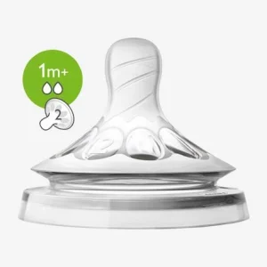 Meilleur Service Lot De 2 Tétines Philips AVENT Natural, 5 Débits Transparent – Philips Avent 18