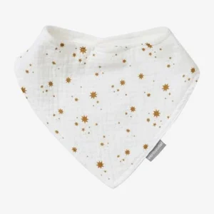 Paris Lot De 3 Bavoirs Bandanas En éponge Et Gaze De Coton Caramel – Vertbaudet 10