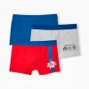 Lot De 3 Boxers Garçon Pat’Patrouille® Bleu électrique – Pat’ Patrouille site pas cher 22