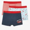 Lot De 3 Boxers “pompier” Garçon Ivoire Rayé – Vertbaudet marque pas cher 20