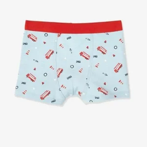 Lot De 3 Boxers “pompier” Garçon Ivoire Rayé – Vertbaudet marque pas cher 12