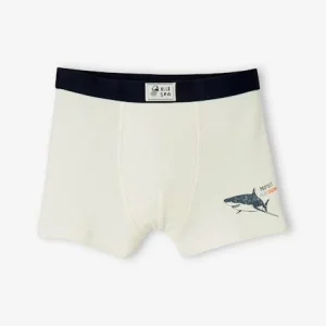 Lot De 3 Boxers Stretch “animaux Marins” Garçon Lot Bleu Et Blanc – Vertbaudet bas prix 10