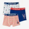 Lot De 3 Boxers Stretch “marins” Garçon Lot Bleu – Vertbaudet outlet 20