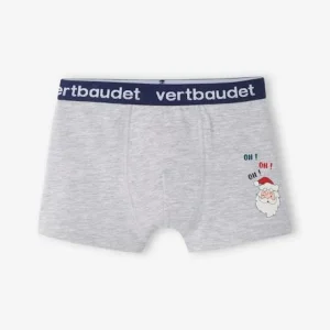 Lot De 3 Boxers Stretch Noël Garçon Vert Sapin – Vertbaudet site pas cher 18