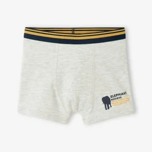 Nouveau Lot De 3 Boxers Stretch “safari” Garçon Lot Jaune Et Marine – Vertbaudet 14