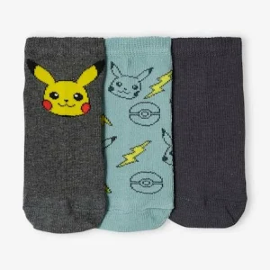 grande qualité Lot De 3 Paires De Soquettes Pokémon® Vert Sauge – Pokemon 7