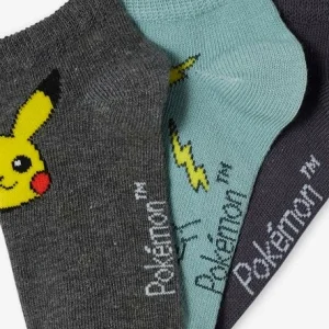 grande qualité Lot De 3 Paires De Soquettes Pokémon® Vert Sauge – Pokemon 9