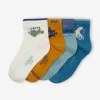 vente en ligne Lot De 4 Paires De Mi-chaussettes “marin” Garçon Moutarde – Vertbaudet 10