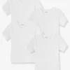 Lot De 4 T-shirts Garçon BASICS Blanc – Vertbaudet achetez pas cher 20