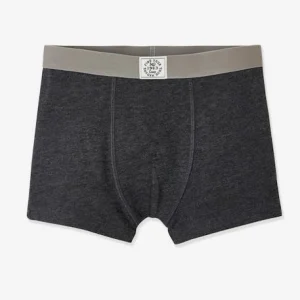 Lot De 5 Boxers Garçon BASICS Lot Gris Chiné Rayé – Vertbaudet prix le plus bas 12