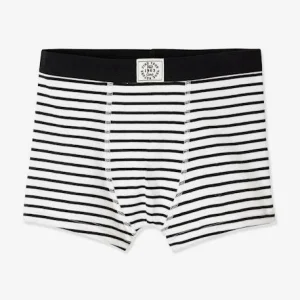 Lot De 5 Boxers Garçon BASICS Lot Gris Chiné Rayé – Vertbaudet prix le plus bas 14