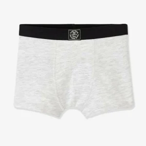 Lot De 5 Boxers Garçon BASICS Lot Gris Chiné Rayé – Vertbaudet prix le plus bas 16