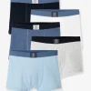 grande surprise Lot De 5 Boxers Garçon BASICS Bleu Clair – Vertbaudet 22