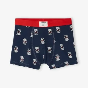 Lot De 5 Boxers Stretch “pirates” Garçon Lot Marine Et Rouge – Vertbaudet des prix incroyables 10