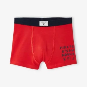 Lot De 5 Boxers Stretch “pirates” Garçon Lot Marine Et Rouge – Vertbaudet des prix incroyables 12