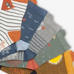 Livraison gratuite Lot De 5 Paires De Chaussettes Animaux Garçon Lot Curcuma – Vertbaudet 9