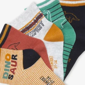 Lot De 5 Paires De Chaussettes Dino Garçon Orange – Vertbaudet Prestation Et Rapide 7