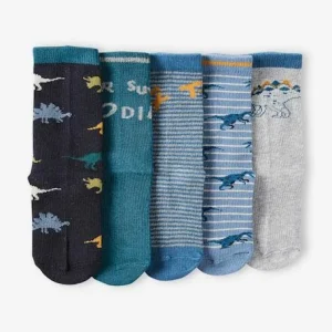 Retour gratuit en magasin. Lot De 5 Paires De Chaussettes Dinosaures Garçon Lot Encre – Vertbaudet 7