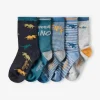 Retour gratuit en magasin. Lot De 5 Paires De Chaussettes Dinosaures Garçon Lot Encre – Vertbaudet 11