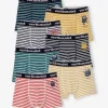 Lot De 7 Boxers Stretch Garçon Semainier Monstres Lot Ivoire Rayé – Vertbaudet acheter 22