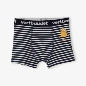 Lot De 7 Boxers Stretch Garçon Semainier Monstres Lot Ivoire Rayé – Vertbaudet acheter 16