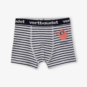 Lot De 7 Boxers Stretch Garçon Semainier Monstres Lot Ivoire Rayé – Vertbaudet acheter 18