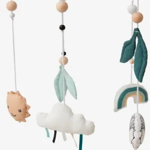 boutiqued pas cher Mobile Musical LOVELY NATURE Avec Jouets En Coton Bio* Vert – Vertbaudet 12