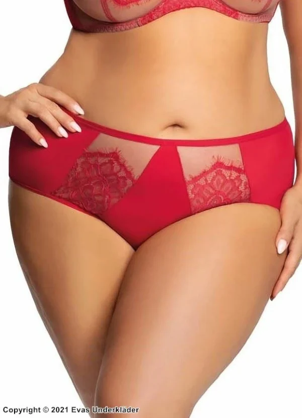 Brazilian Panties, Sheer Inlays, Eyelash Lace a Prix Discount 1