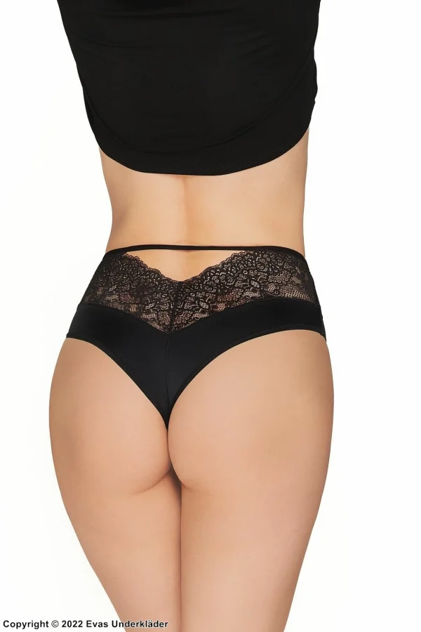 meilleur service Brazilian Panties, Luxurious Lace, Keyhole 7