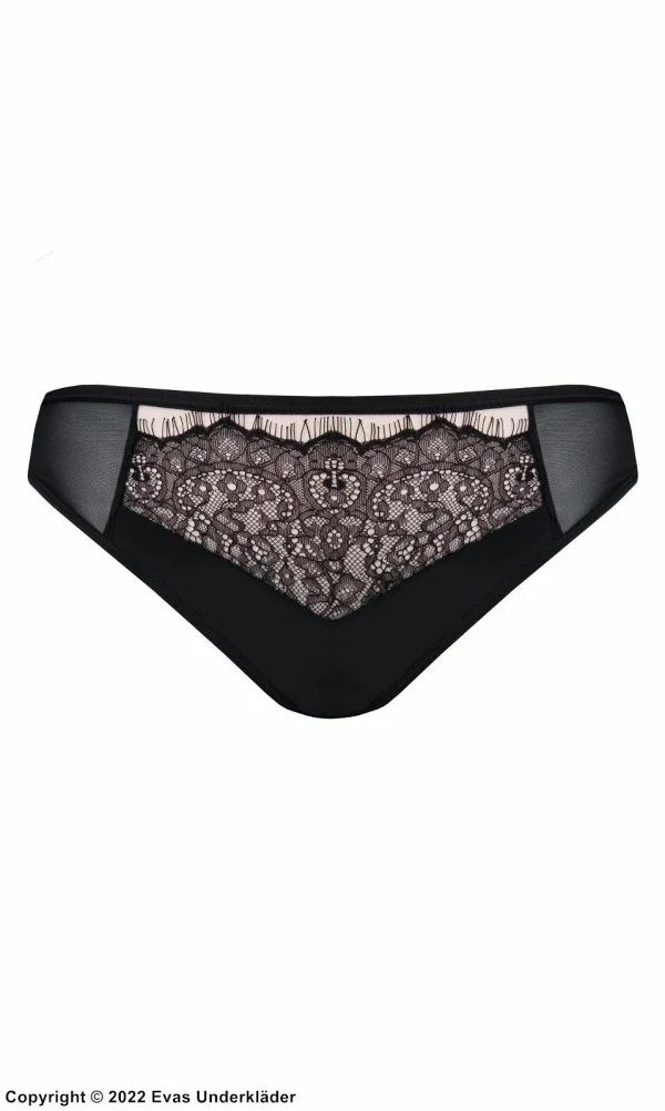 ﻿soldes Brazilian Panties, Sheer Mesh, Eyelash Lace 5