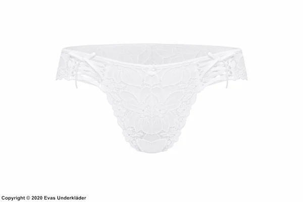 Romantic Panties, Embroidery, Lacing, Flowers Pas Cher soldes France 12