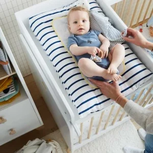 luxe soldes Plan à Langer Universel 52 Cm Pour Lits Bébé April Blanc – Vertbaudet 10