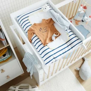 luxe soldes Plan à Langer Universel 52 Cm Pour Lits Bébé April Blanc – Vertbaudet 14