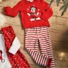 boutique en ligne france Pyjama Garçon Noël Disney® Mickey Rouge Moyen Raye – Mickey 17