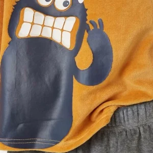 qualité supérieure Pyjama “monstre” Garçon En Velours Orange Fonce – Vertbaudet 10