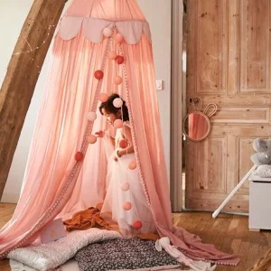 Boutique officielle Rideau Ciel De Lit PRINCESSE NATURE Rose – Vertbaudet 16